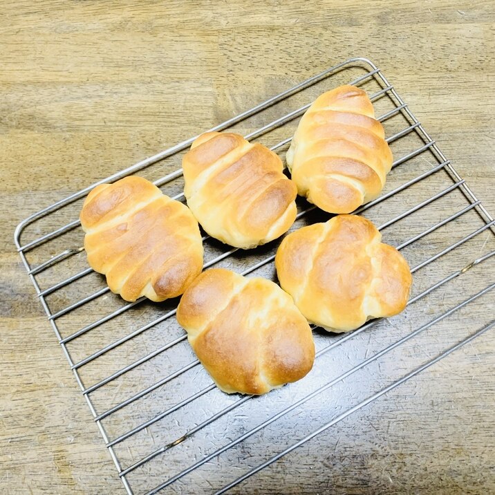 手作りパン　イーストレシピ　塩パン